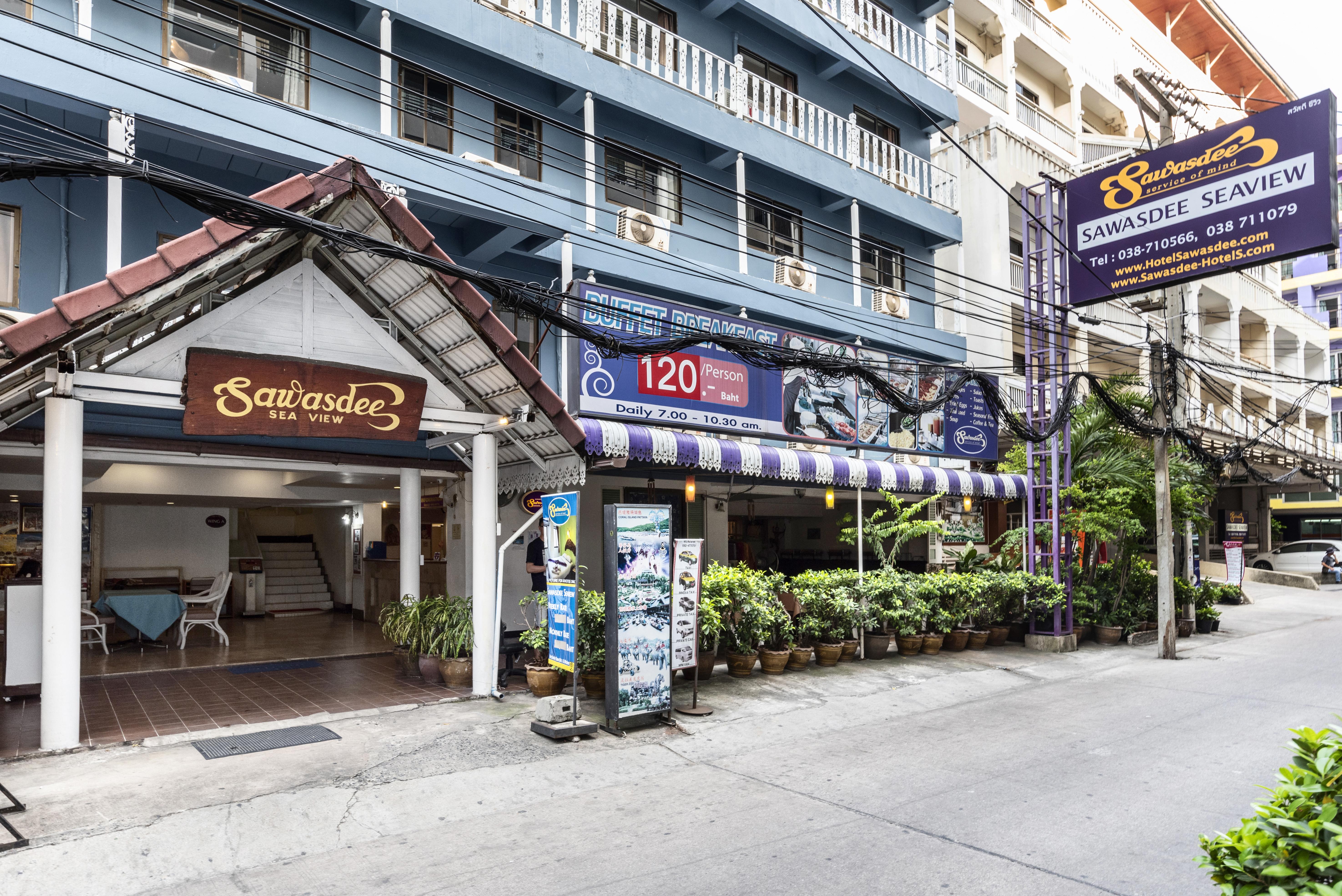 Hotel Sawasdee Sea View Pattaya Exterior foto